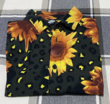 NEFF Men's Shirt SMALL Short Sleeve Button Up AOP Sunflower Sunflower