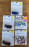5 Packages VTG Wrights/Offrays Ribbon Carnations & Roses For Sewing/Crafts, NIP Carnation