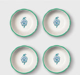 Roller Rabbit x Target 4pc Set of 11.5 oz Blue Bouquet Melamine Bowls Bouquet