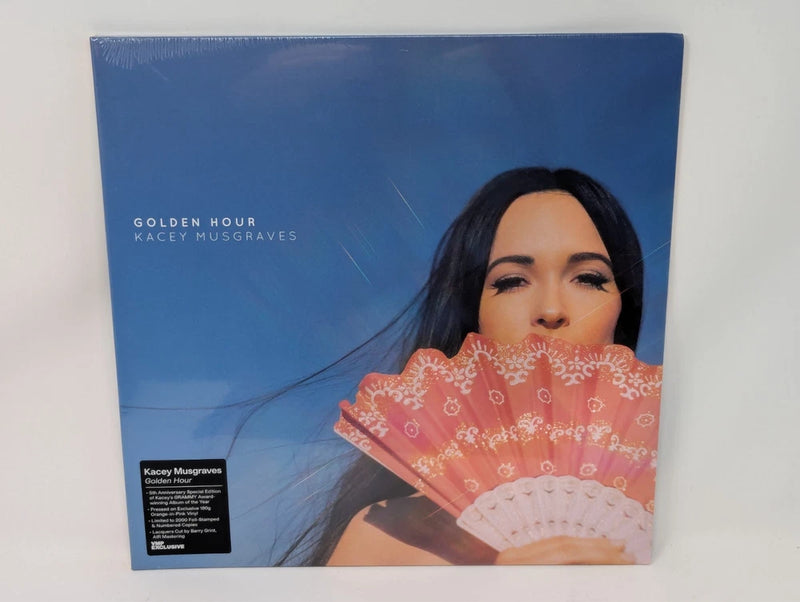 KACEY MUSGRAVES Golden Hour ORANGE/PINK VINYL ME PLEASE W/HYPE STICKER/2000 VMP Roses