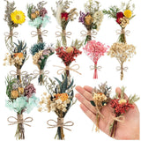 10 PCS Dried Flowers For Crafts Mini Dried Flowers Bouquet Bulk For Vase DIY Dried Flower