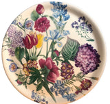 R.B. Bernarda Portugal 12.5 inch Diameter Round Platter Hydrangea Tulip Flower Hydrangea