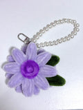 Sunflower Keychain | Cute Flower Keychain for Bag &Key-Purple Sunflower