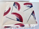 Vintage David & Dash Fabric "Fanana" Abstract Brush Strokes Pampas Grass 55x104 Pampas Grass