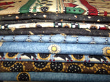 MUMM GARDEN crow flower GARDEN Cotton quilt FABRIC U-Pick SEE INFO 1/2 yd BTHY Sunflower