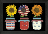 Sunflower American Flowers Framed Wall Art Poster Canvas Print Picture Sunflower