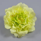 Vibrant Artificial Peony Flower Heads for DIY Floral Bouquets 13CM Pack of 3 Green Plant