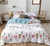 3D Sunflower Flower ZHUA2848 Bed Pillowcases Quilt Duvet Cover Set Queen King Sunflower