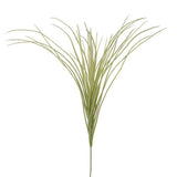 Package of 4 Artificial Whispy Flocked Grass 24" Picks Green Plant