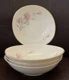 Set of 4 Royal Court Carnation Bowls 6 1/2Ó Japan Carnation