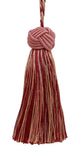 Red, Light Rose 3.5" Tassel Tieback Rose Bouquet [Individual] Bouquet