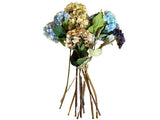 30in Hydrangea Silk Artificial Flower Set of 12, new Hydrangea