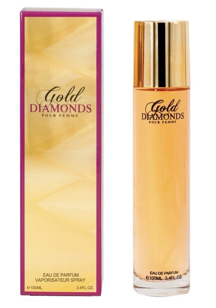 GOLD DIAMOND WOMEN EAU DE PARFUM PERFUME 3.4 OZ Christmas Gift EDP
