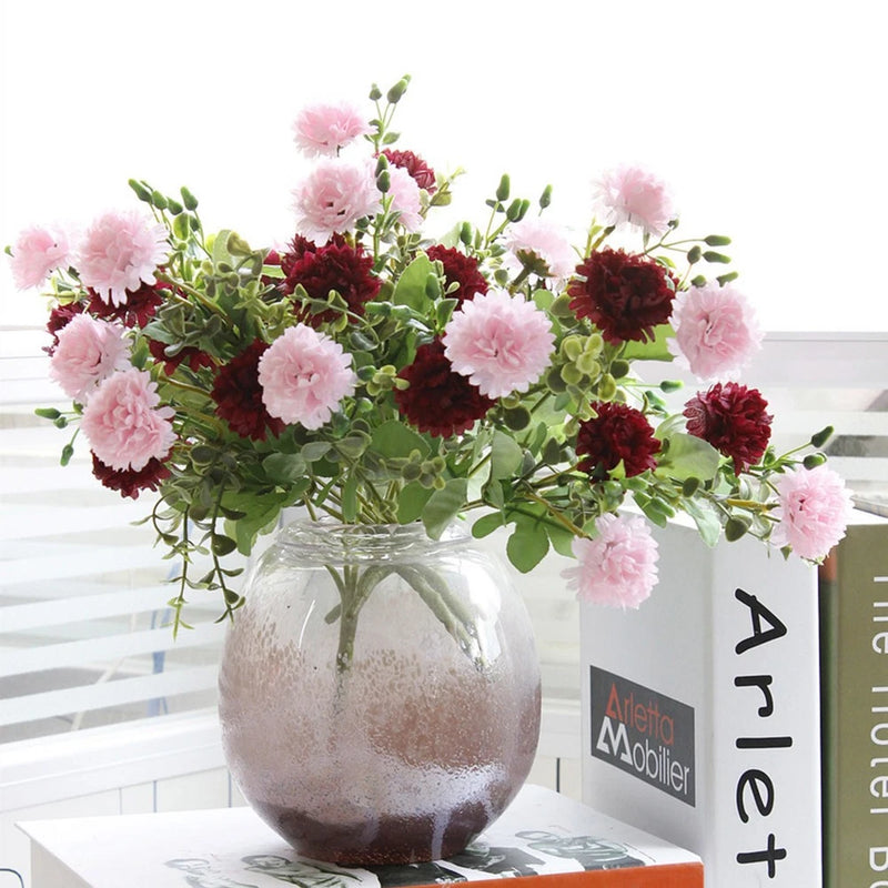 Artificial Plants Greenery for Decoration Realistic Flowers Fake Lilac Green Plant