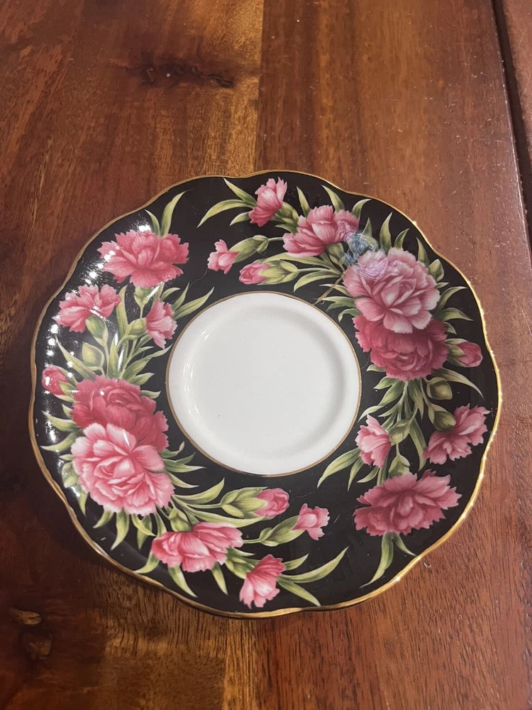 Royal Albert Bouquet Series carnation saucer - vintage china Carnation
