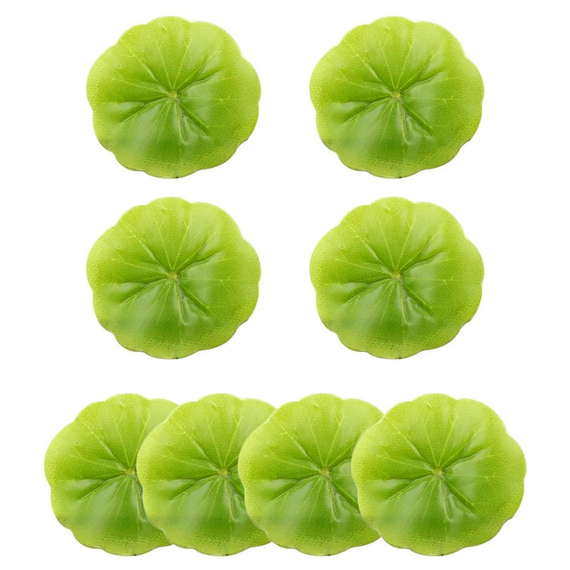 30 Pcs Pond Leaves Floating Pool Decor Fish Aquarium Plant Artificial Green Plant
