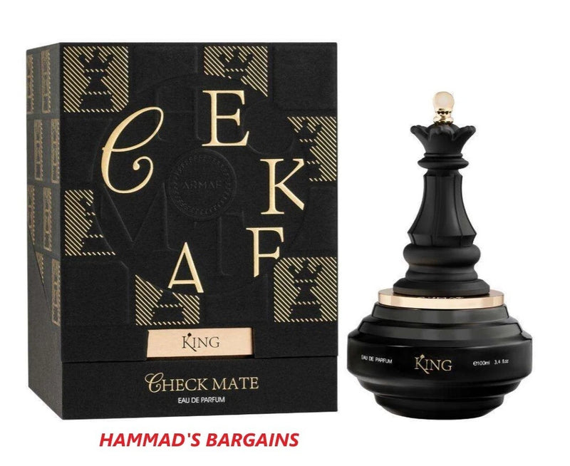 ARMAF CHECKMATE KING EDP 3.4 OZ / 100 ML FOR MEN (NIB) SEALED EDP