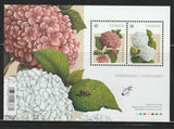 Canada 2016 - #2896, Hydrangeas, S/S, MNH Hydrangea