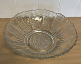 MCM Anchor Hocking Country Estate Clear Glass Sunflower Dish 1960Õs Sunflower
