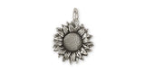 Sunflower Charm Jewelry Sterling Silver Handmade Flower Charm SF5-C Sunflower