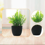Mini Artificial Greenery Potted Plant Small Fake Plants 7.48" Housewarming Gift Green Plant