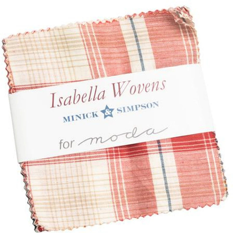 Isabella Wovens Moda Charm Pack 42 100% Cotton 5" Precut Fabric Quilt Squares Flowering Plants