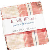 Isabella Wovens Moda Charm Pack 42 100% Cotton 5" Precut Fabric Quilt Squares Flowering Plants