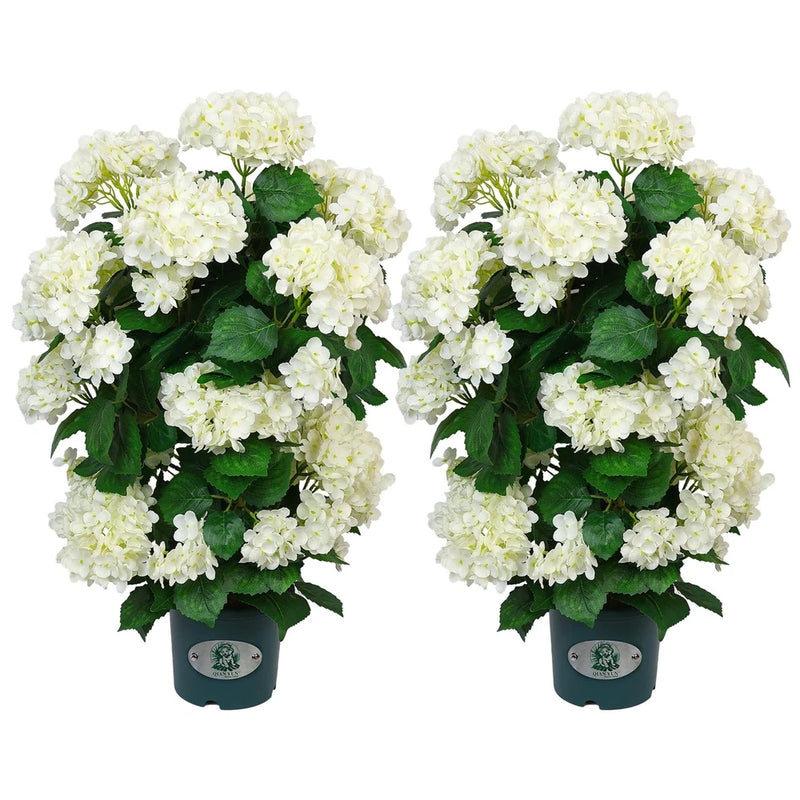 Faux Hydrangea Tree Ð 30 Inch Hydrangea Tree Artificial with White Flowers Hydrangea