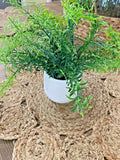 Artificial Rosmary  Plant with Pot for Decoration Green Plant