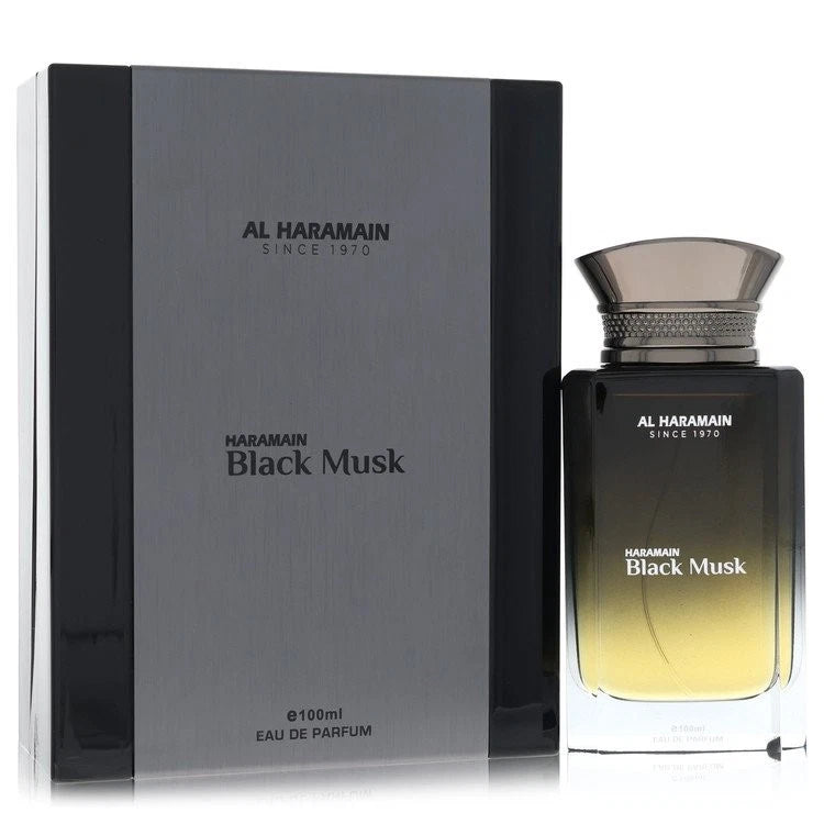 Al Haramain Black Musk by Al Haramain Eau De Parfum Spray 3.33 oz for Men EDP