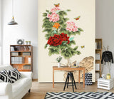 3D Peony Flower A129 Business Wallpaper Wall Mural Self-adhesive Commerce Amy Peony