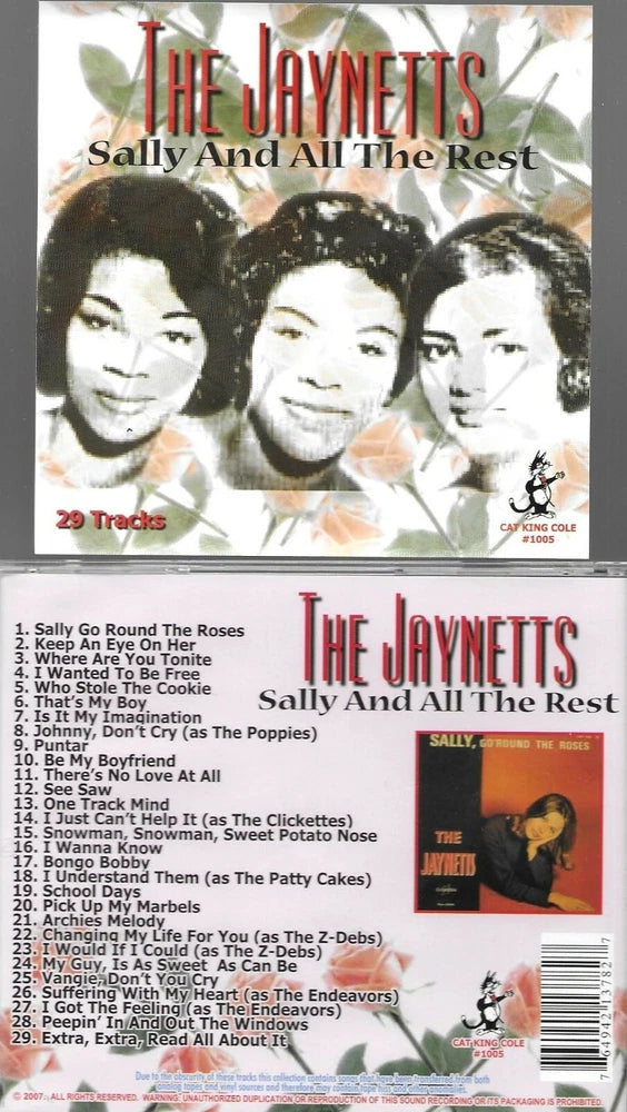 JAYNETTS-SALLY GO ROUND THE ROSES & ALL THE BEST & THE REST-29 CUTS-NEW CD Roses
