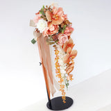 Waterfall Holding Bouquet Wedding Bouquet for Anniversary Valentine's Day Bouquet