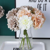 5pcs Beautiful Artificial Peony Flower Bouquet Home And Garden Wedding Decor NEW Peony