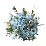 Realistic Faux Flower Arrangement Peony Roses for Elegant Home and Event Decor Peony