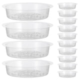 60 Pcs Gardening Tray Plant Dishes Saucer Flower Plants Pots Base for Drainage Garden Plants