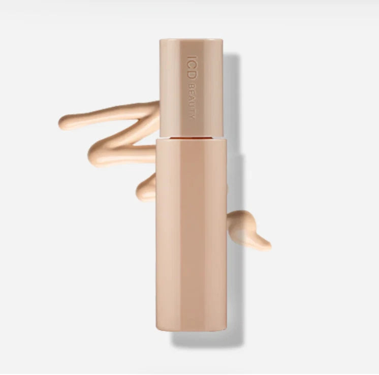 INCELLDERM ICD Beauty Sheer Glow BB Cream tube with beige swatch streaks