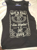Guns And Roses Top, Size M Roses