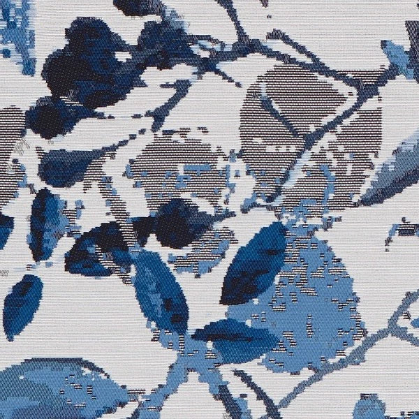 Maharam Scape Berry Floral Blue Upholstery Fabric Flowering Plants