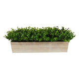 Nearly Natural 19" Eucalyptus Artificial Plant in Decorative Planter in Green Green Plant