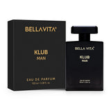 Bellavita Luxury KLUB | Long Lasting Eau De Parfum 100ml Perfume for Man | Gift EDP