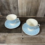 Grace Teaware  Tea Cup Saucer Flowers Floral Hydrangea? Set of 2 - GRACE'S Hydrangea