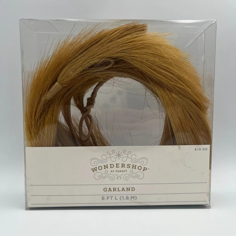 Target Wondershop Artificial Pampas Grass Garland 6ft Fall/Harvest/Holiday 2023 Pampas Grass