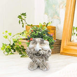 Funny Face Planter Pot Statue Plant Muggle Head Garden Vase Flower Decor 3d Lawn Garden Plants