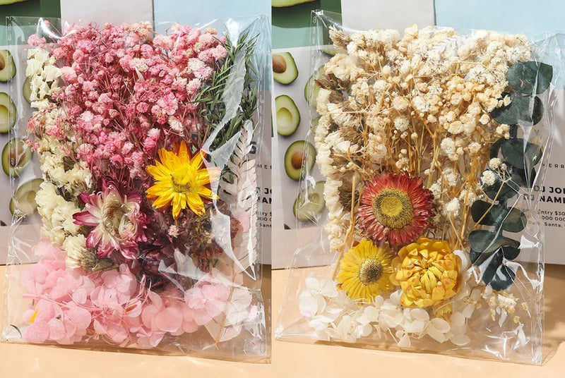 Real Dried Flowers for Crafts, Natural Dry Flowers Mixed Natural Pressed Flowers Dried Flower