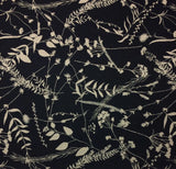 BALLARD DESIGNS BOTANICAL INDIGO BLUE SUNBRELLA OUTDOOR FABRIC BY THE YARD 54"W Flowering Plants