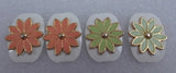 Fashion Flower Pierced Sunflower Earring White with Flower Lot of 2 Sunflower