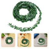 5 Pcs Realistic Artificial Vines Grape Leaves Greenery for Outdoors Green Plant