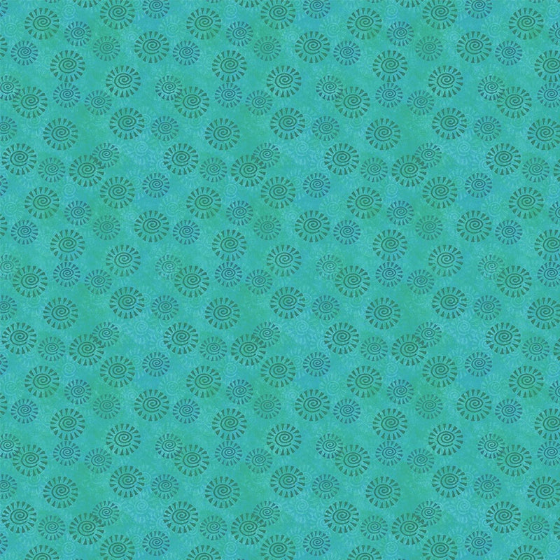 LAUREL BURCH Oceania Y4705 104 Teal OCEAN WHIRLSPOOLS BTHY Flowering Plants