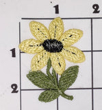 2" Yellow Sunflower Patch Flower Embroidered Sew On Applique Costume Sunflower